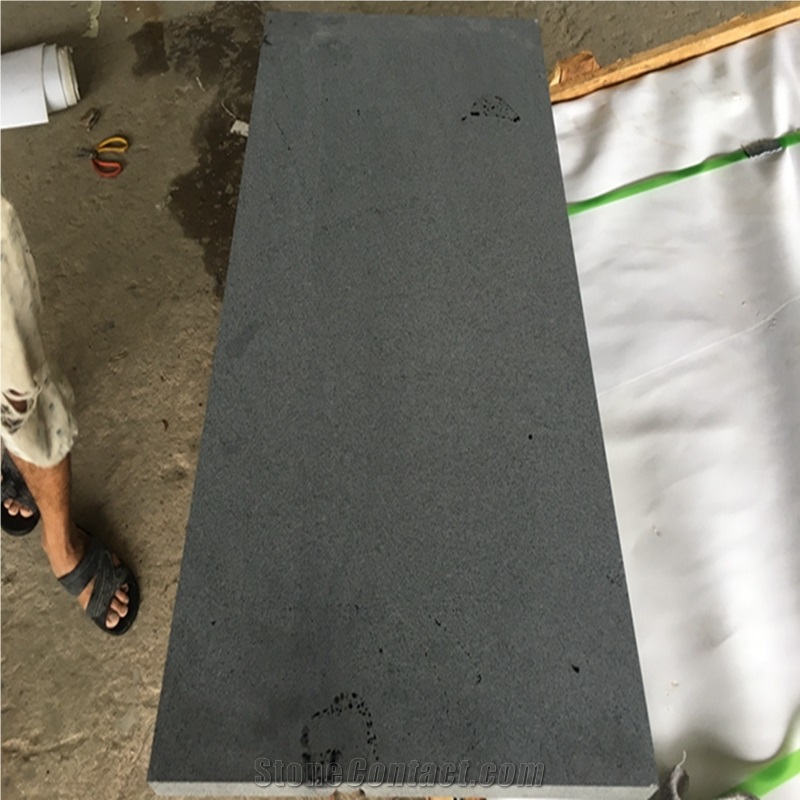 Hainan Black Basalt,China Lava Stone,Chinese Bluestone Tiles,Grinding 400#,Wholesale Supplier,Own Quarry,Floor Covering,Paving,Natural Stone Pavers