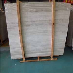 Low Price Crystal White Wooden Marble,Polished Slabs,Honed Tile,Timber White Marble, China Serpeggiante Marble,Wood Grain Stone,Flooring,Wall Panel