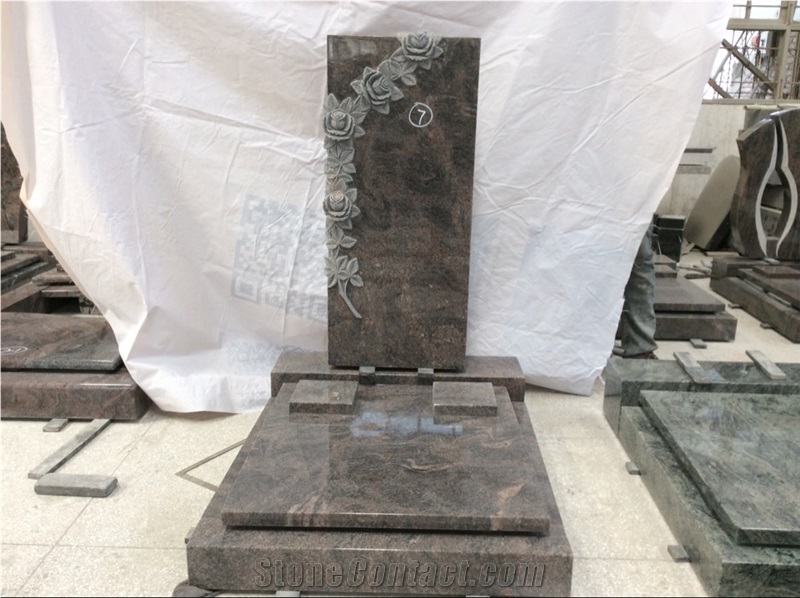 China Granit Marble Monument Monuments Headstone Headstones Gravestone Gravestones Tombstone Tombstones Good Design Cheap Engraved Stone