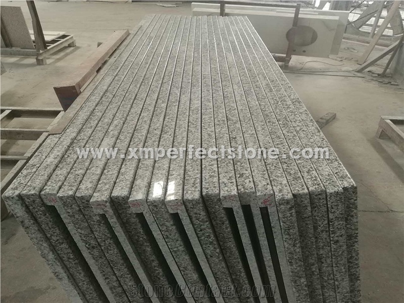 118x26 Swan White Granite Kitchen Countertops, China White Granite Kitchen Worktops