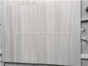 A Grade Marble Slabs/Tiles China Grey Marble White Wood Vein Marble Tils and Slab Thin Slab 1mm Wooden Vein Marble
