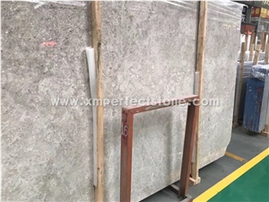 China Factory Custom Design Grey Marble Natural Stone Semicircle Column Panel