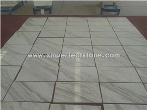 Greece Volakas White Marble Composite Tiles,Ceramic Under the Bottom,610*305*(5+9) Composite Tiles