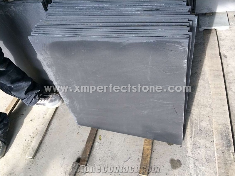Jiangxi Xingzi Black Slate Tiles/Calibrate the Thickness 7.5-10.5mm,600*300/600*600/475*475 Slate Tiles for Wall Floor Tiles