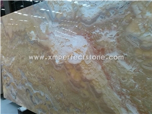 Landscape Painting Onyx Slab for Wall Covering,Landscaping Scenery Slab,Landscaping Grey Onyx Slab,Landscape White Painting Onyx Slab