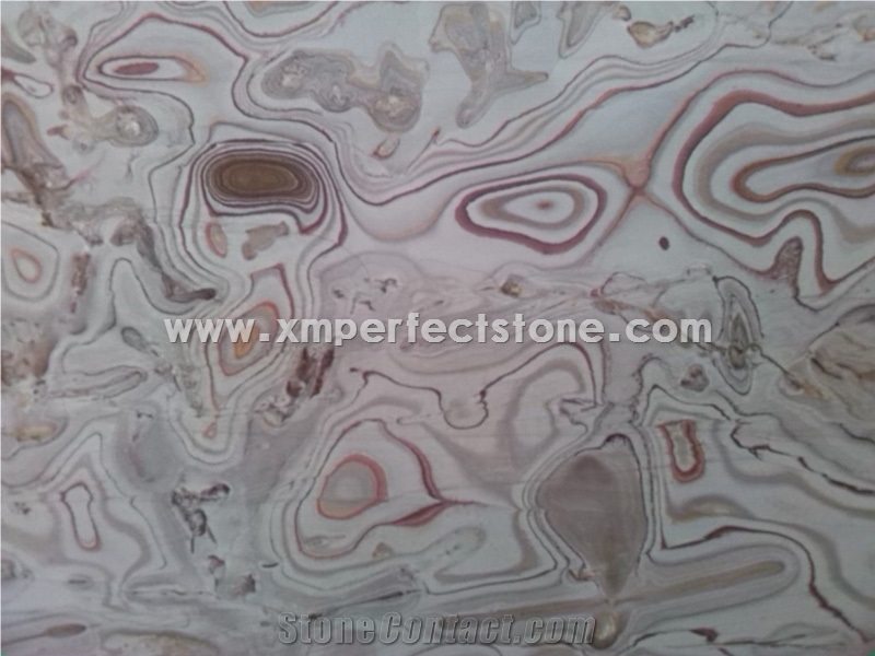 Red House Onyx, Colourful Bookmatch Natural Stone, Polished for Feature Wall,Tv Set,Direct Factory