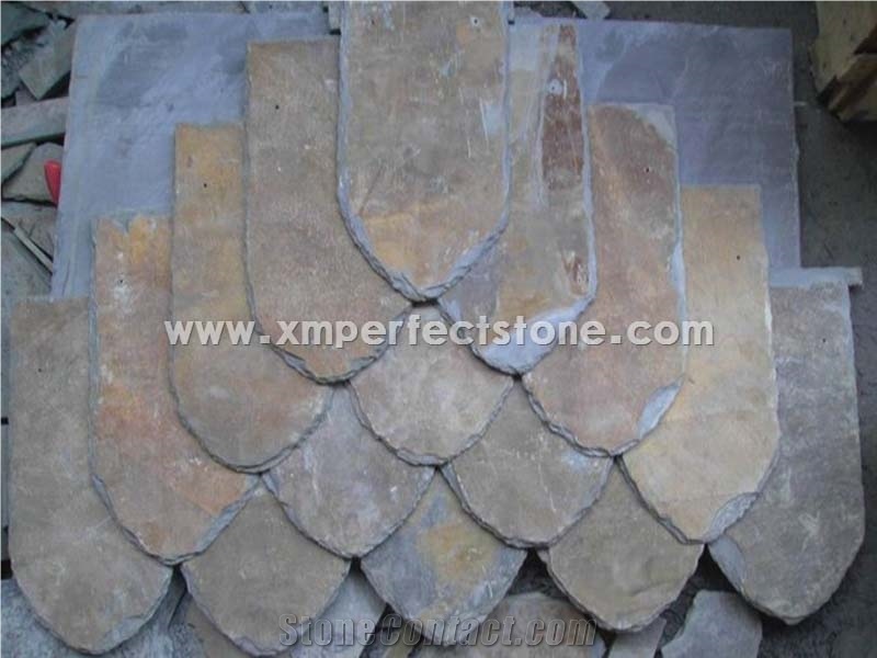 Rusty Roofing Tiles,Rectangle,U Shape,Fish Scale Roof Tiles,6-8 Thickness Roofing Covering
