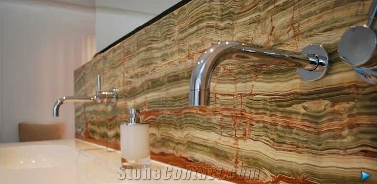 Natural Bamboo Onyx for Tiles & Slabs Polished Cut to Size for Flooring Tiles, Wall Cladding,Slab for Counter Tops,Vanity Tops