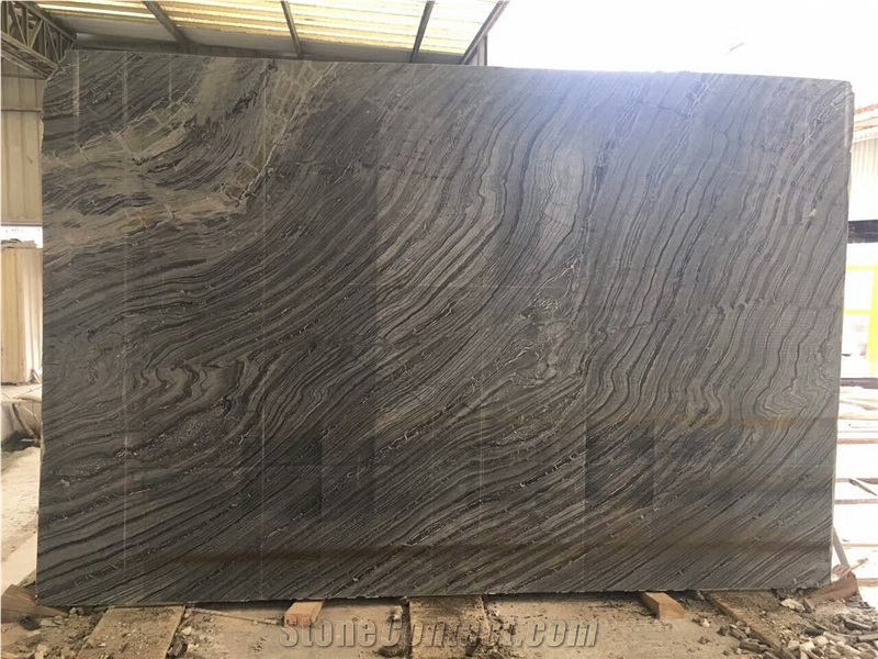 New Ancient Wood Vein/Black Wooden/Zebra Black/Antique Serpenggiante/Antic Wood/Black Wood/Fossil Black/ Cheap Chinese Black Wood Vein Marble