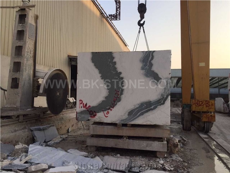 Panda White/White and Black Marble/Chinese Marble Slabs and Tiles/Modern Indoor Designs /Marble Wall Covering Tiles/Marble Bookmatch