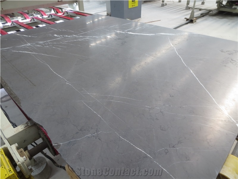 Pietra Grey Graphito,Pietra Grey Slab, Grey Marble Brushed Slab, Marble Tiles for Flooring