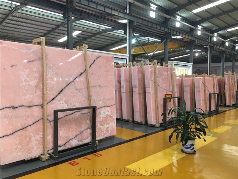 Pink Jade Onyx Tile,Pink Veins Slabs,Tiles Panel Wall Cladding Panel,Floor Covering Pattern,Interior Bathroom Walling Pattern Tile