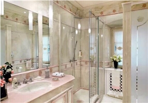 Pink Jade Onyx Tile,Pink Veins Slabs,Tiles Panel Wall Cladding Panel,Floor Covering Pattern,Interior Bathroom Walling Pattern Tile