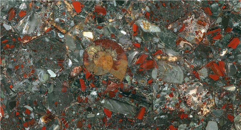 Bloodstone Luxury Collection - Polished Semiprecious Stone Slabs