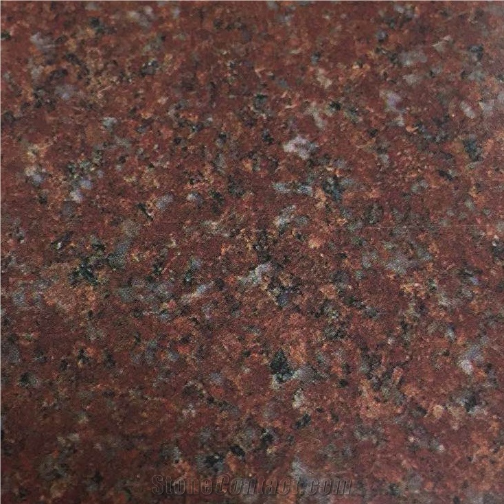 New Ruby Red Granite Slabs Tiles