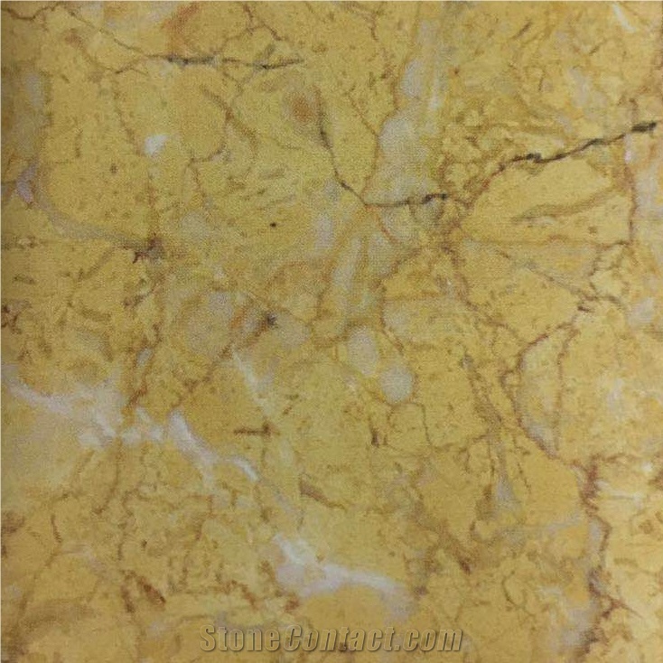 Spring Yellow Marble Slabs Tiles Iran