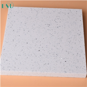 Factory Price White Sparkle Quartz Stone Sheet