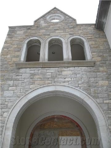 Michigan Limestone Arches, Entrance, Ornaments