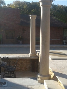 Durango Veracruz Travertine Natural Stone Hollow Column