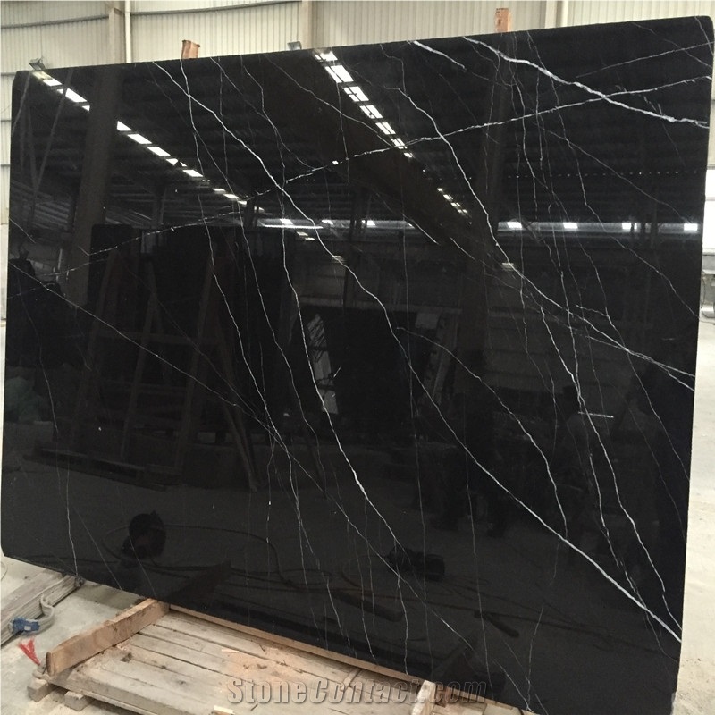 China Cheapest Night Sky Broken Marble, China Nero Marquina Slabs,Oriental Black Marble 2cm Slabs,Pure Black Marble,Absolute Black Marble Slab
