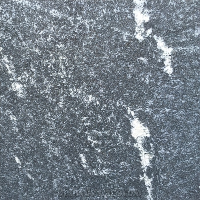 Polished China Black Snowflake Granite Slab,Cloud Black Granite,Snow Grey Granite Tile,China Jet Mist Granite Slab Tile,River Grey Mist Granite Slab