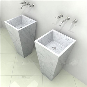 White Marble Washing Basin,Carrara Marble Vessel Sink,White Carrara Round Bowl,Natural Stone Bathroom Basin Sink,Bianco Carrara Marble Round Sink