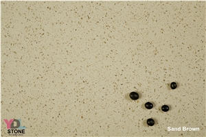 Sand Brown Quartz Stone,Engineer Stone Slabs & Cut-To-Size,Tile