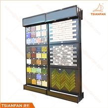 High-End Stone Display Rack Custom Metal Showing Stand