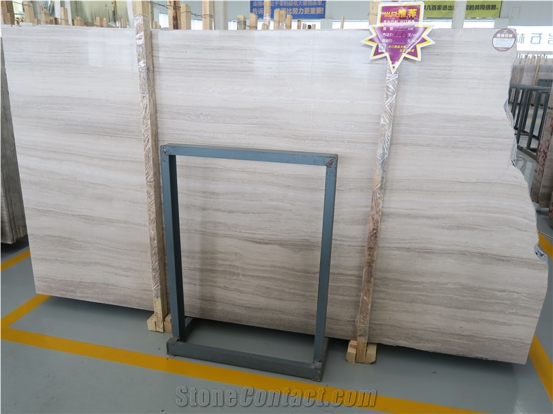 China High Quality Wood Marble Supplier Quarry Owner White Wood Wooden White Marble China Silver Palissandro Marble Slab Polished Honed Surface