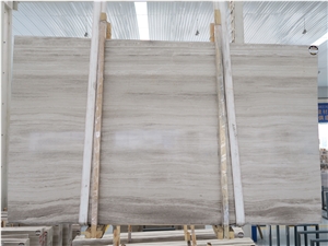 China High Quality Wood Marble Supplier White Wood Veins Marble Slab Siberian Sunset Marble Ash Timber Marble Slab 1.8cm