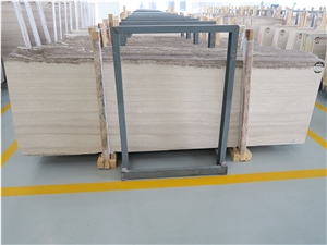 China Wood Marble Serpeggiante Quarry Owner Polished White Wood Marble Slab 1.8cm High Quality Wood Marble Supplier