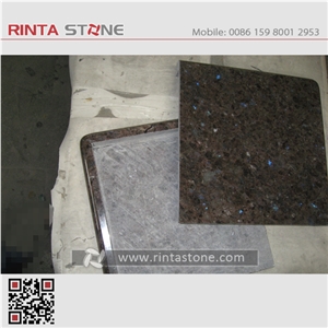 Antique Brown Granite Dark Brown Stone with Blue Shining Dots Point Tiles Slabs