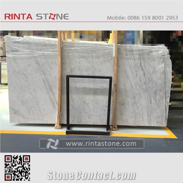 Bianco Carrara White A/Cd/C Qaurry Marble Big Slabs Calacatta Italy Stone