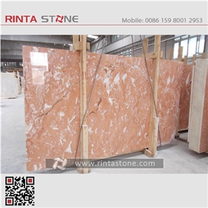 Diana Rosa Marble Natural Red Purple Violet and White Marble Slab Stone