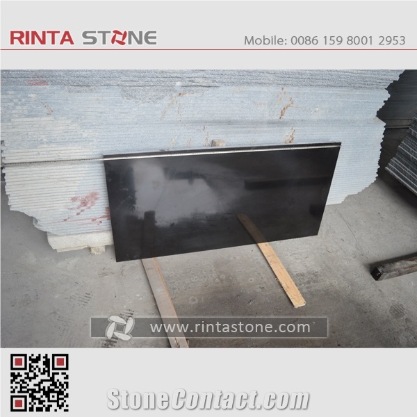 Dyed Black Granite Taiwan Painted Colored Pigmented Stained Oil Pure Black Stone