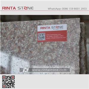 G687 Granite Peach Red Cherry Pink Imperial Cheapest Stone Tiles Slabs