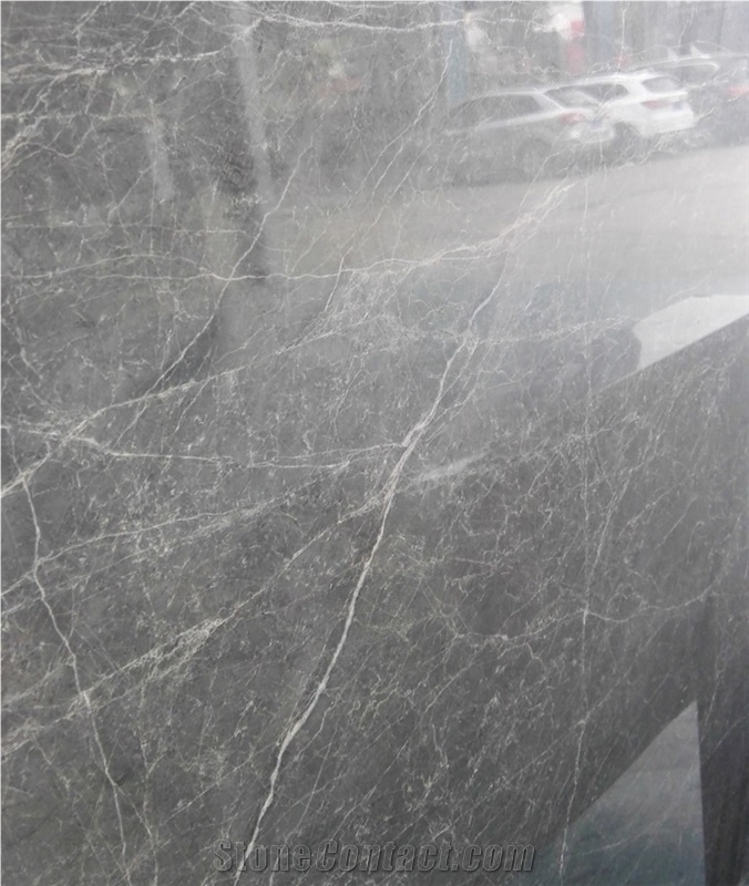 Manufacturer China Good Floor Tile Price Italian Royal Silver Grey Marble