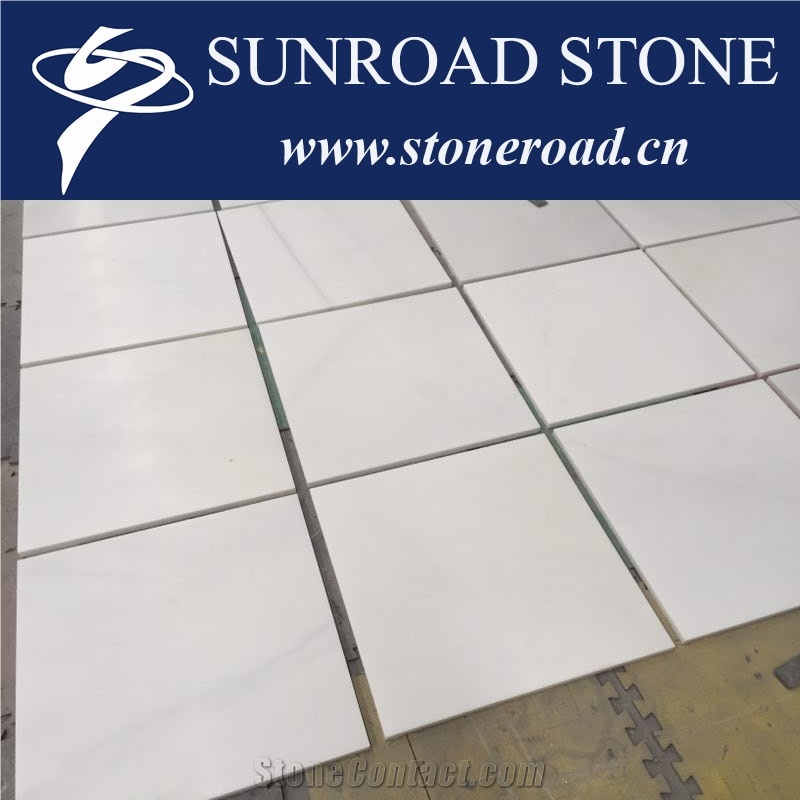 Royal White/Han White Jade/Pure White Marble Slab & Tiles, High Quality & Best Price