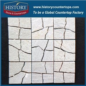 Historystone Slate Floor Pavers Covering with French Pattern