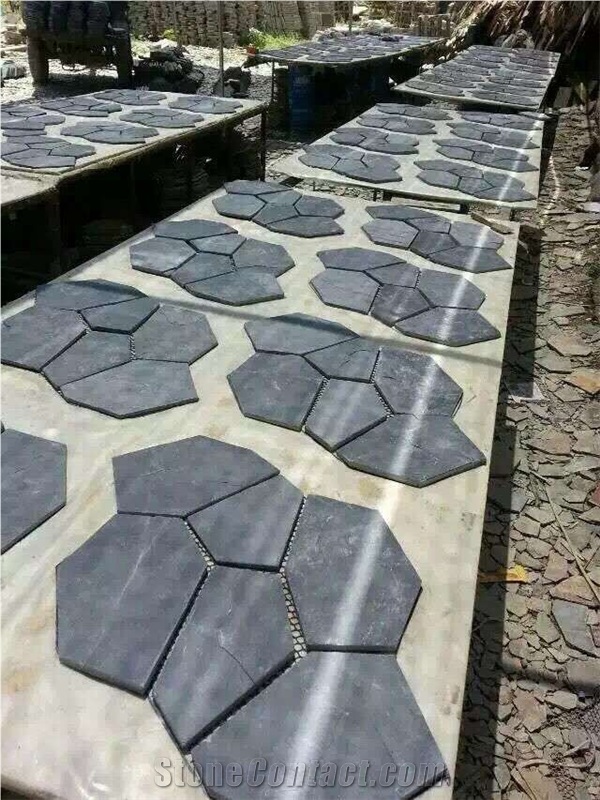Beautiful High Quality Paving Walkway Flagstones Slate Tile for Outdoor