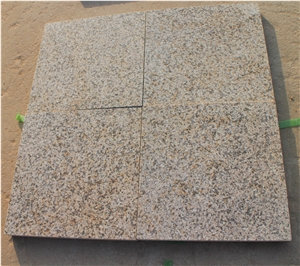 Hot Sales Stone Yellow Flamed / Polished G682 Paving Stone Slabs Rusty Granite Tile