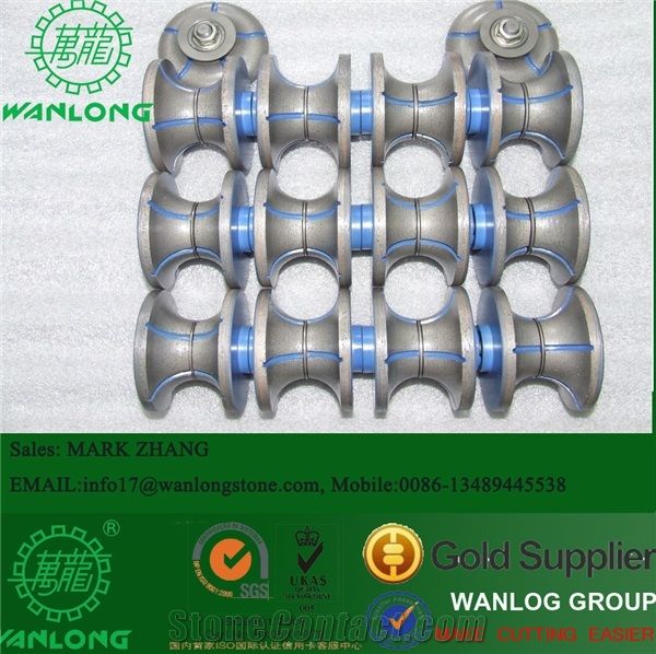 Chinese Diamond Router Bits, Profiling Wheels for the Stones Shape Grinding or Profiling,Wanlong Brand.