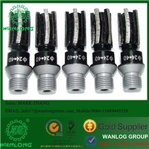Good Quality Finger Router Bits for Stone Drilling , Granite Wash Basin Processing, Wanlong Brand