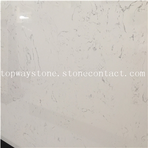 Calacatta White Quarz,Artificial Stone Slab,White Quarz Stone