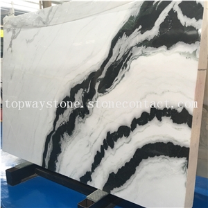 Panda White Marble Tiles &Black and White Marble Slab&New Polished Slabs&Modern Indoor Designs