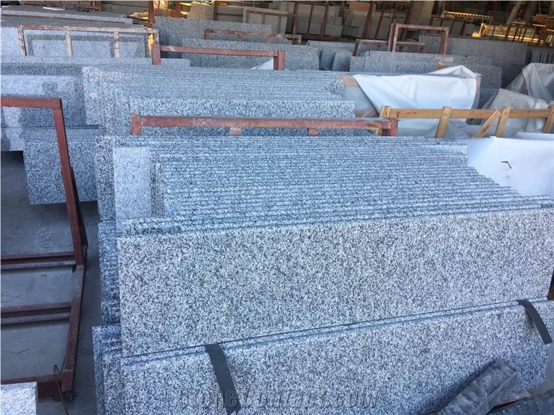 China Grey G623 Granite/New Bianco Sardo Stairs/Steps/Risers