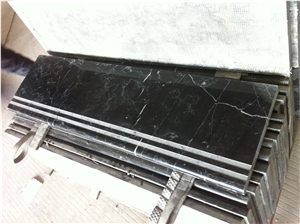 China Natural Nero Marquina/Black Marquina/Black with Vein Marble Polished Slabs, Indoor and Outdoor Paving, Building Stone