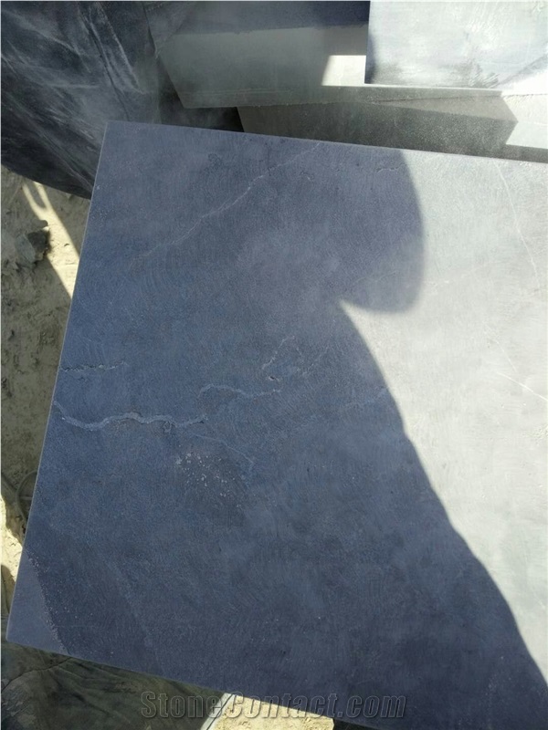 Honed Surface China Blue Limestone Slabs Tiles Paving Stone Competitive Prices