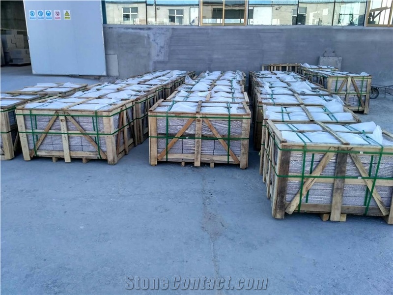 Honed Surface China Blue Limestone Slabs Tiles Paving Stone Competitive Prices