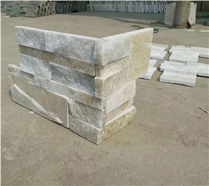 Beige Slate Cultured Stone Wall Cladding Panel